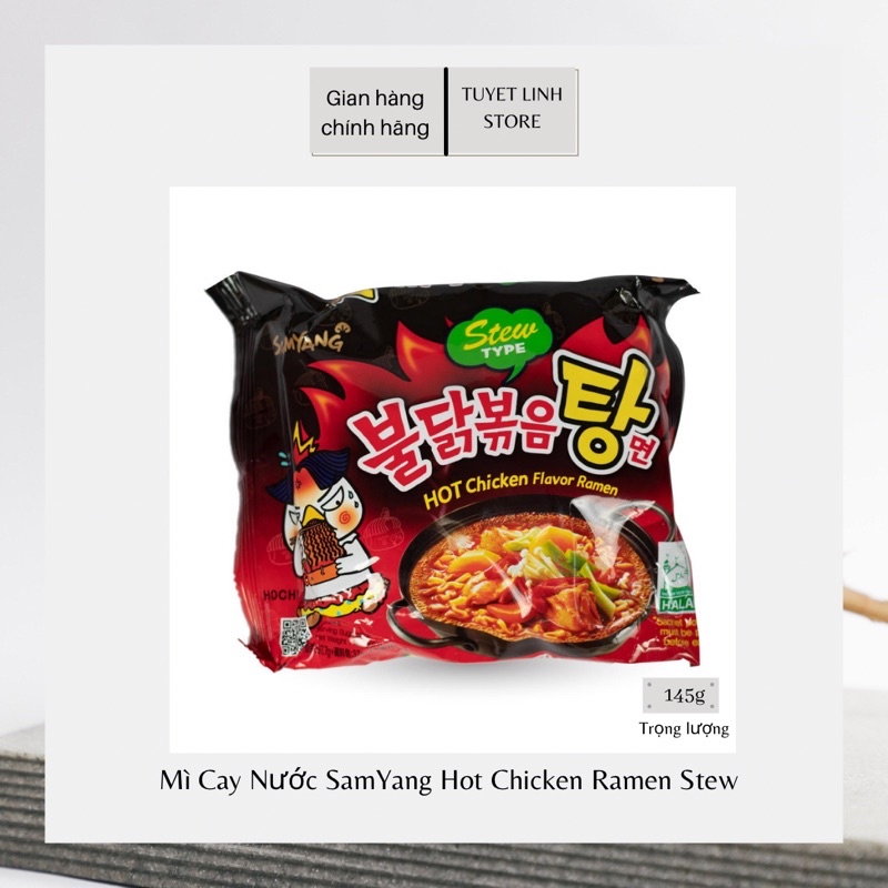 Combo 5 Gói Mì Cay Samyang Hàn Quốc