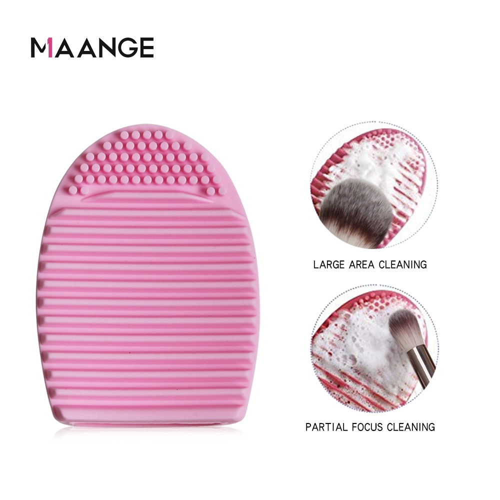Set 18 Cọ Trang Điểm MAANGE Kèm Bông Phấn Và Miếng Làm Sạch Cọ