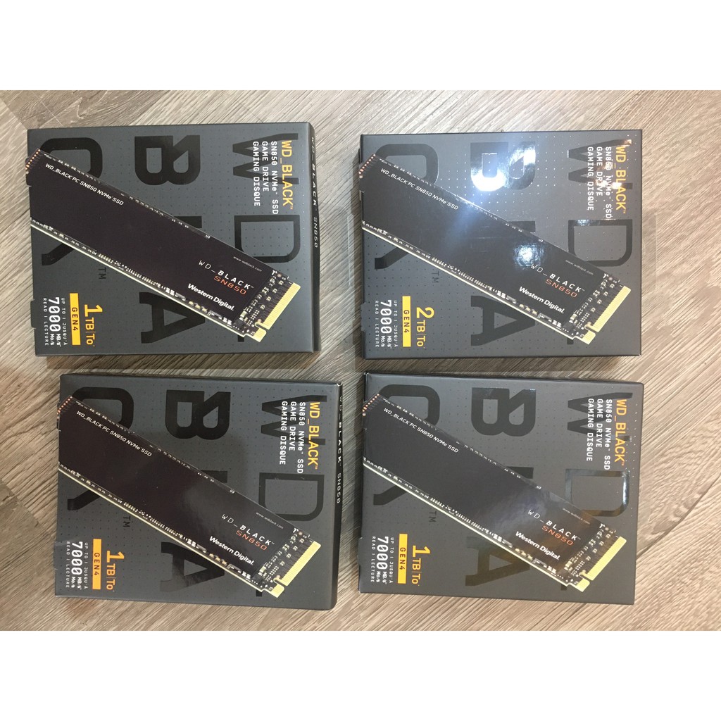 Ổ cứng SSD M2 NVMe Gen4x4 WD Black SN850 500GB - SN850 1TB - bảo hành 60 tháng | BigBuy360 - bigbuy360.vn