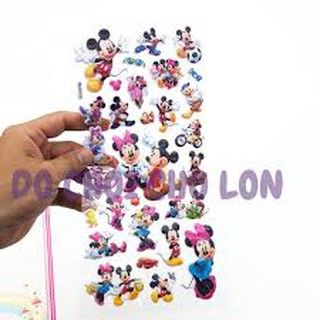 Set 10 bộ Sticker dán nổi 3D [nhiều mẫu]