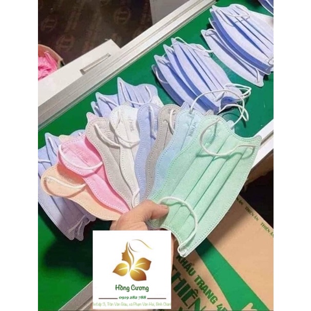 Khẩu trang Cua người lớn 4 lớp-túi 10c