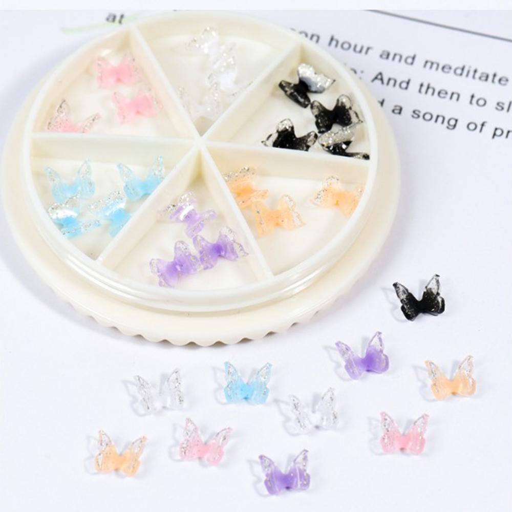 OCEANMAP Hạt ĐíNh Trang Trí MóNg HìNh BướM 3D