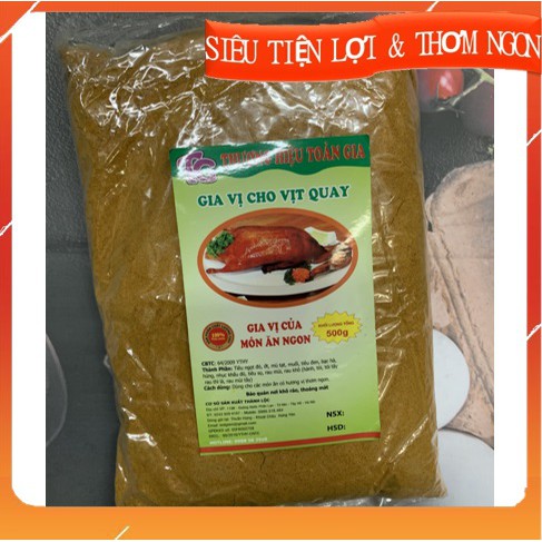 [ NGON & TIỆN] Gia vị vịt quay 100gr, 500gr - Bí quyết ướp món vịt quay hấp dẫn ngon đúng điệu