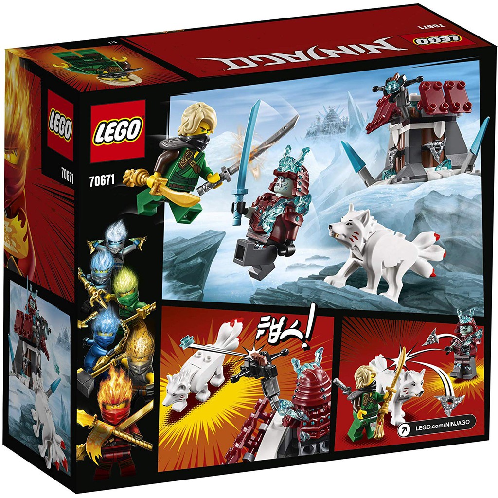 LEGO NINJAGO CHÍNH HÃNG - CUỘC CHẠM TRÁN GIỮA LLOYD VÀ SAMURAI BĂNG - MÃ SP 70671