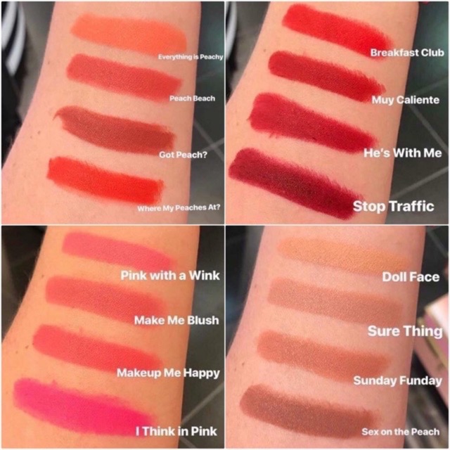 Son Toofaced peach kiss