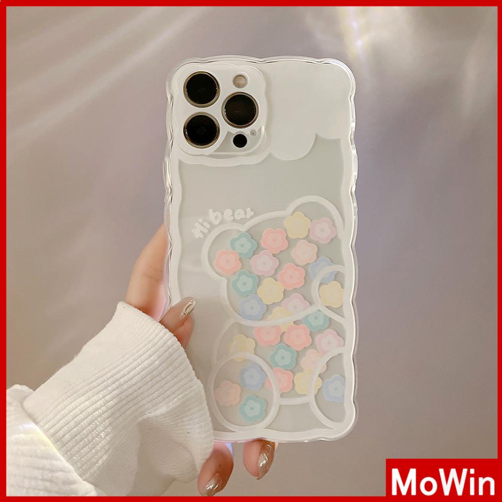 Ốp Điện Thoại Silicon Mềm Chống Trượt Chống Sốc In Hình Gấu Hoạt Hình Cho iPhone 13 Pro Max 12 Pro Max 11 7 Plus