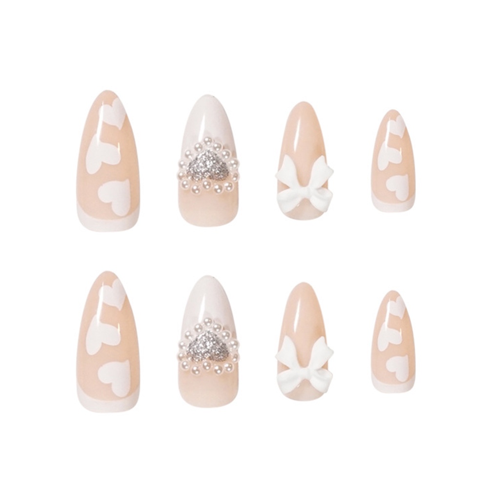 Set 24 Móng Tay Giả Đính Đá Trang Trí Thời Trang Cho Nữ