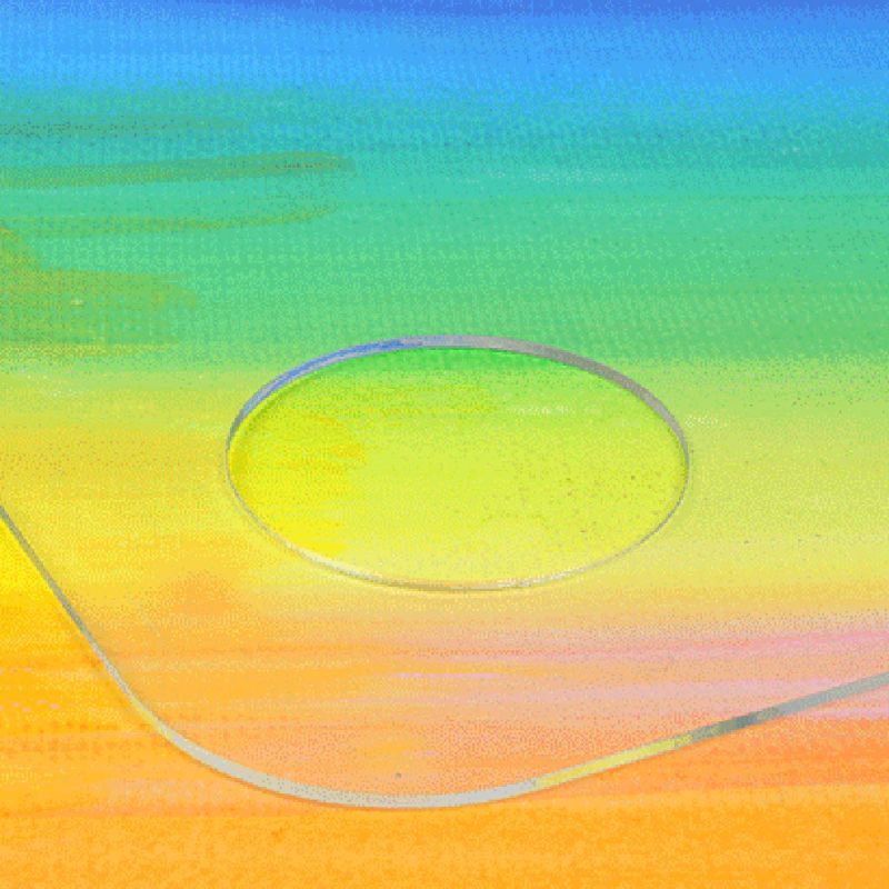 Bảng Acrylic Trong Suốt Hình Vuông Đựng Màu Nước / Dầu Vẽ Tranh Tiện Dụng