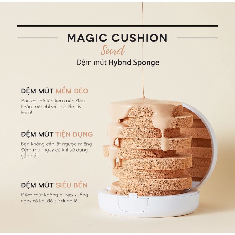 Phấn Nước Missha Magic Cushion Moist Up SPF50+ PA+++