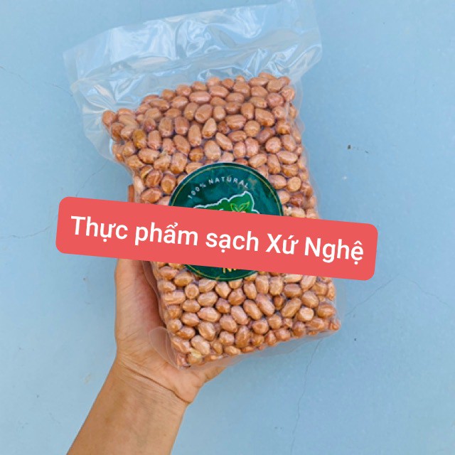 Lạc nhân, đậu phộng bóc vỏ còn mới không mốc không sâu đóng gói 1kg _Đặc sản xứ Nghệ