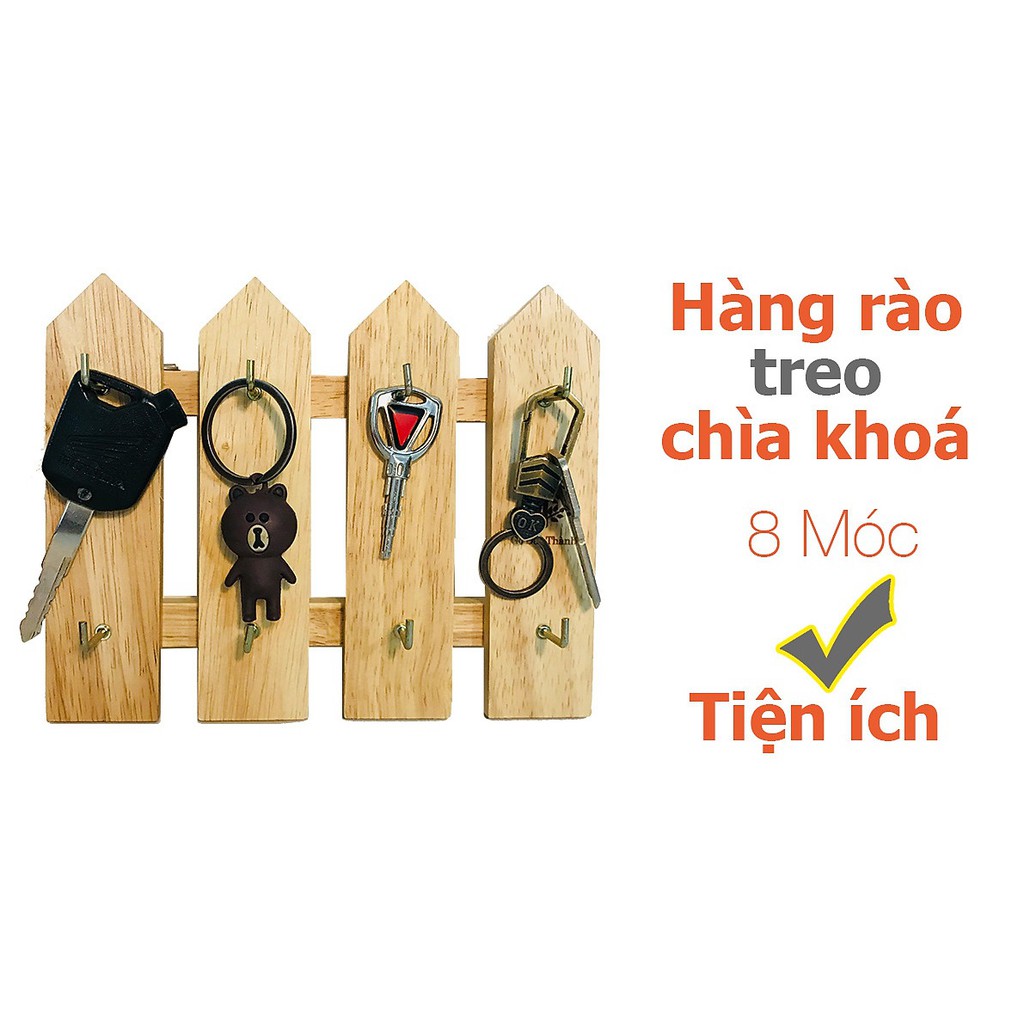 Hàng rào để chìa khóa, khẩu trang, vật dụng gia đình- Giba