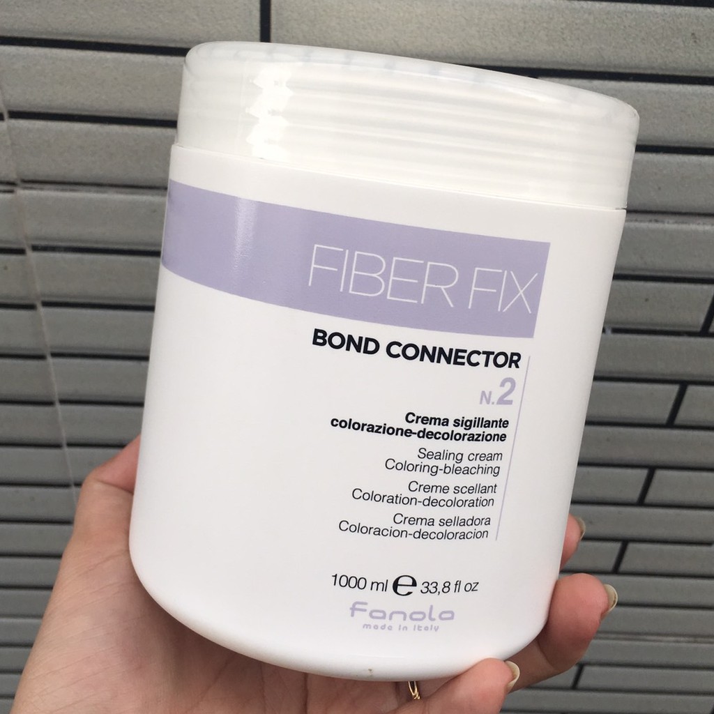 KEM HẤP DẦU PHỤC HỒI ĐA NĂNG FANOLA  Fiber Fix Bond Connector N.2 Sealing Cream 1000ml