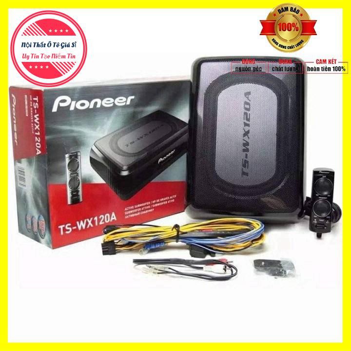 Loa sub gầm ghế ô tô thương hiệu Pioneer TS-WX120A - Bảo hành 12 tháng -Chuyên Sỉ