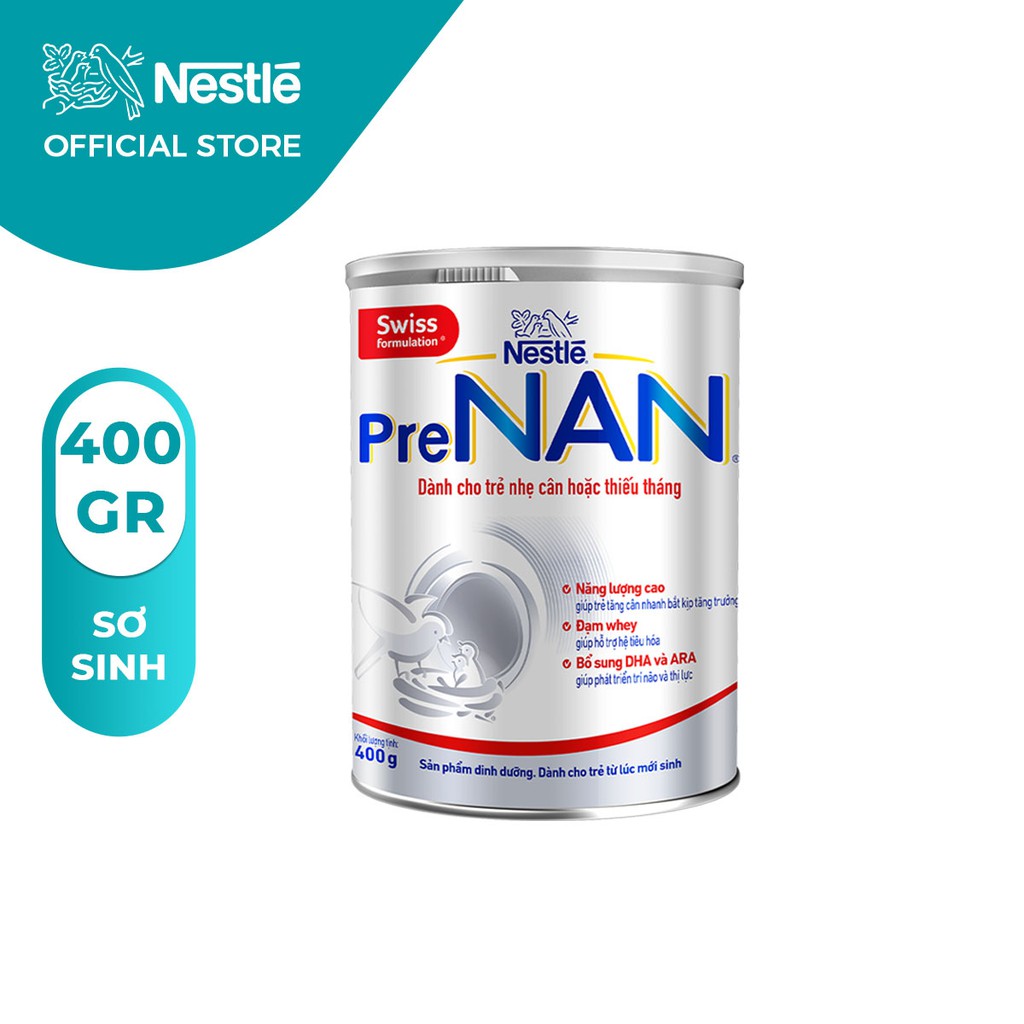 Sữa Bột Nestle PreNAN - Hộp 400gram