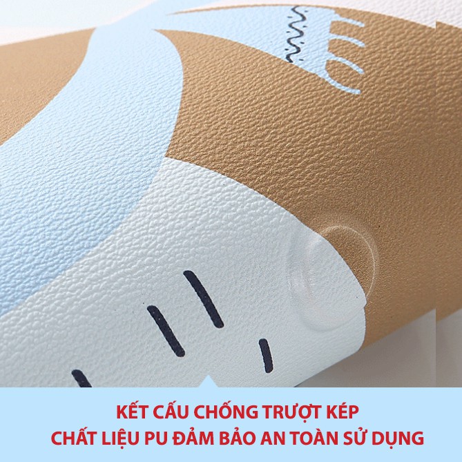 Thảm nhà tắm chống trơn trượt 70x40 an toàn cao bảo vệ sức khỏe gia đình [Hàng chất lượng cao]