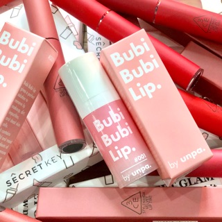 Tẩy tế bào chết cho môi dạng sủi bọt Unpa Bubibubi Lip