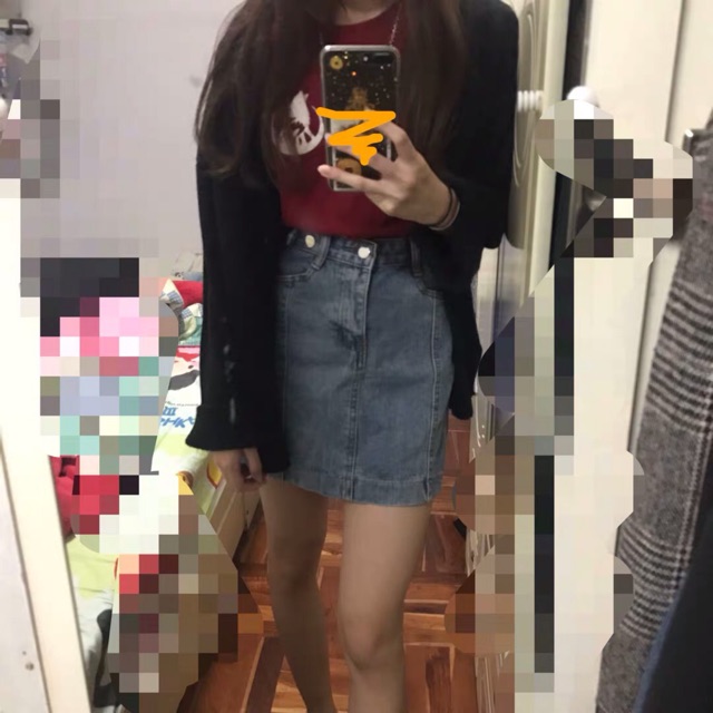 CV4_ Chân váy ngắn chữ a lưng cao phong cách ulzzang | BigBuy360 - bigbuy360.vn