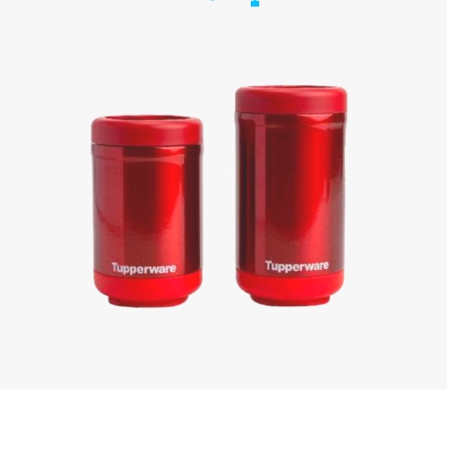 Hộp giữ nhiệt cao cấp Tupperware Stacking Thermal đỏ 475ml
