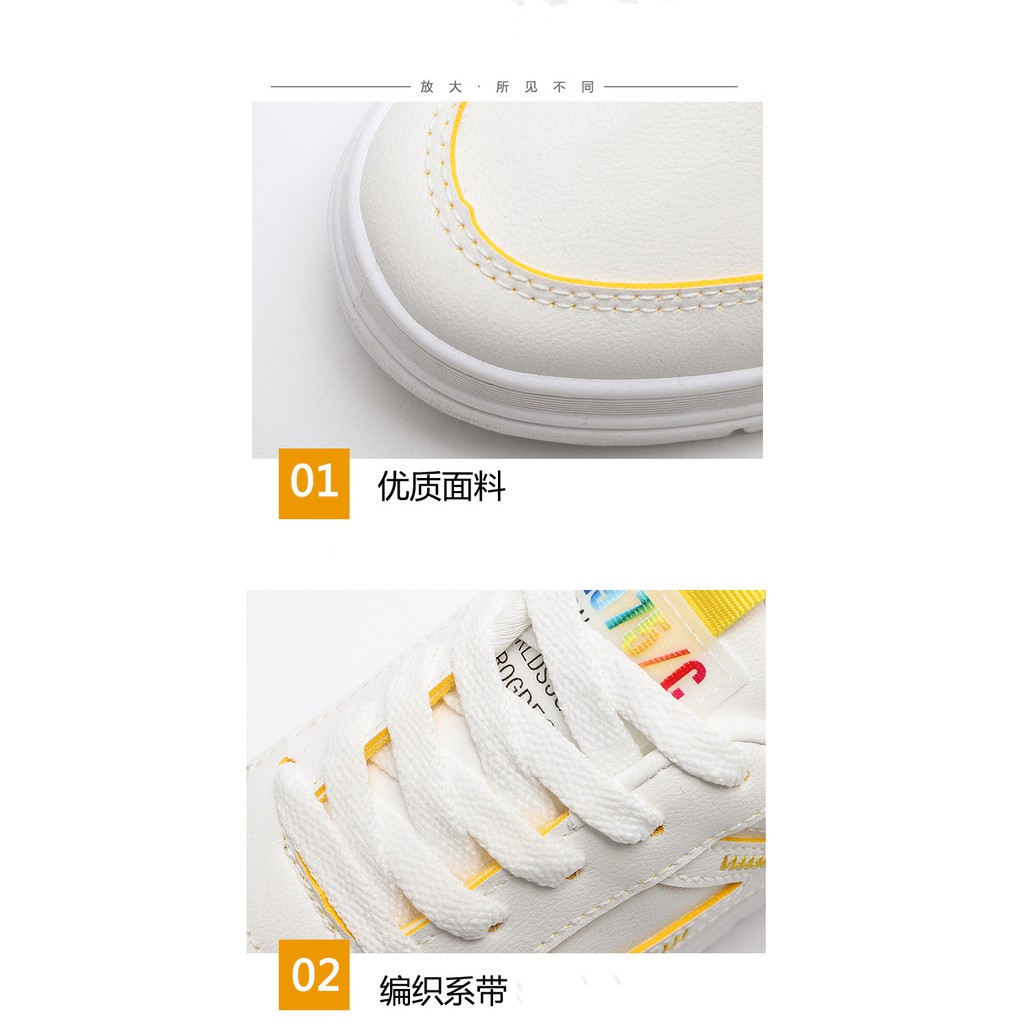 Sneaker Nữ Giày Bata Nữ Giày ULZZANG đế phẳng 3P Hoạ Tiết