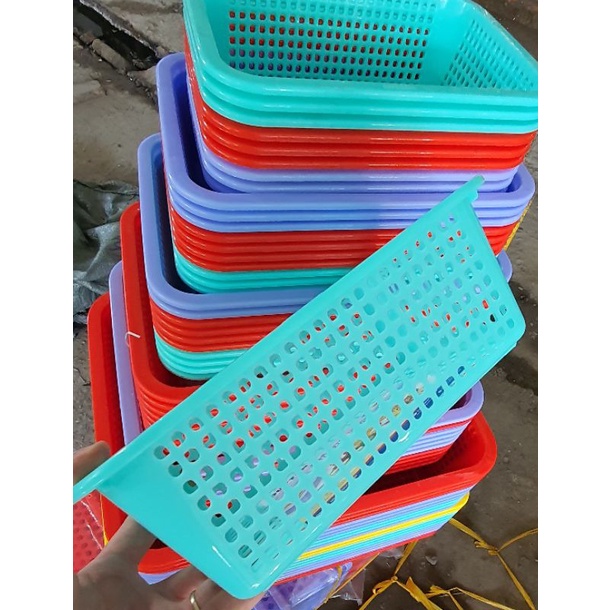 Rổ chữ nhật cao - nhựa Duy Tân