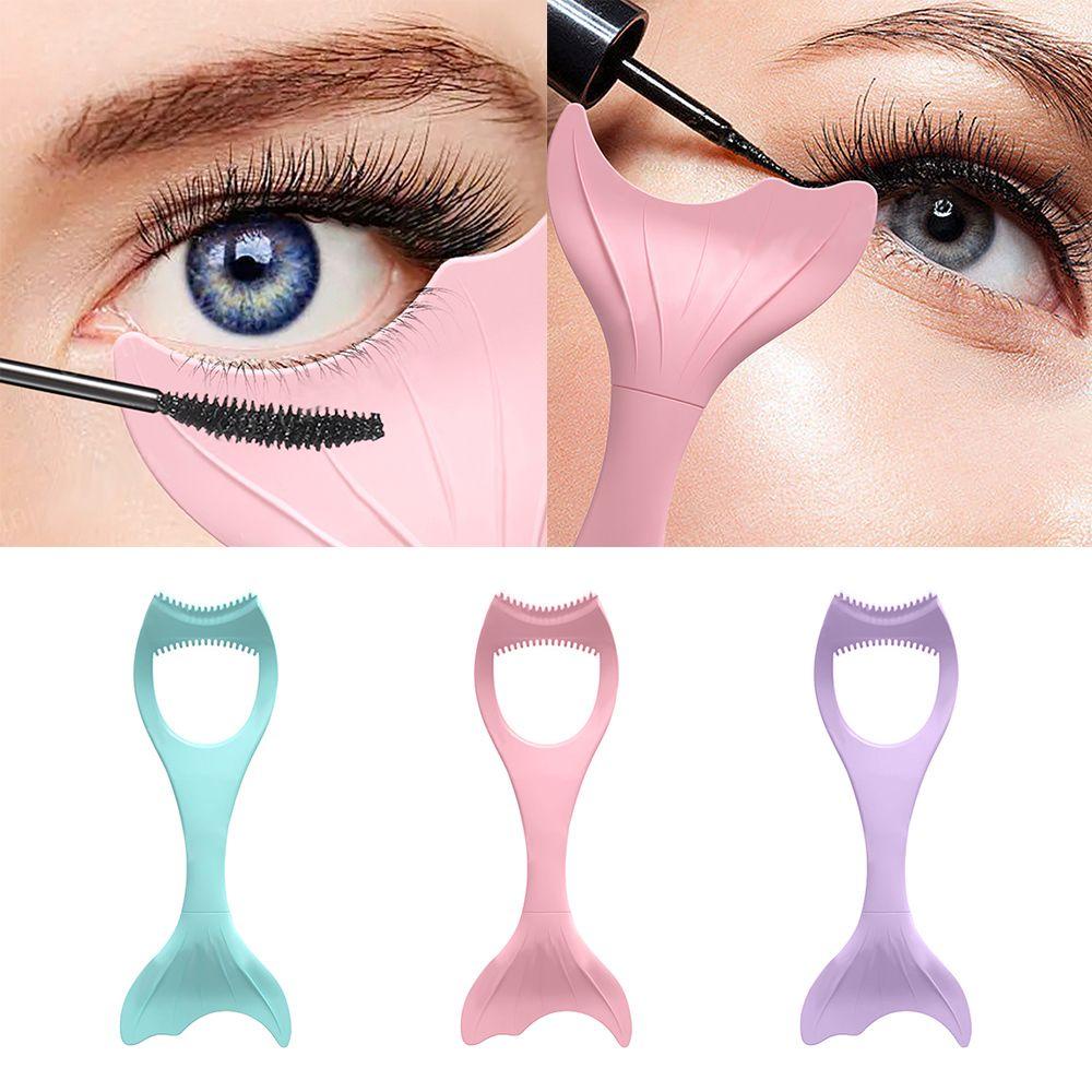 Khuôn Mẫu Kẻ Mắt Có Thể Tháo Rời Kèm Thẻ Gắn Lông Mi Giả Tơ Tằm Hình Nàng Tiên Cá