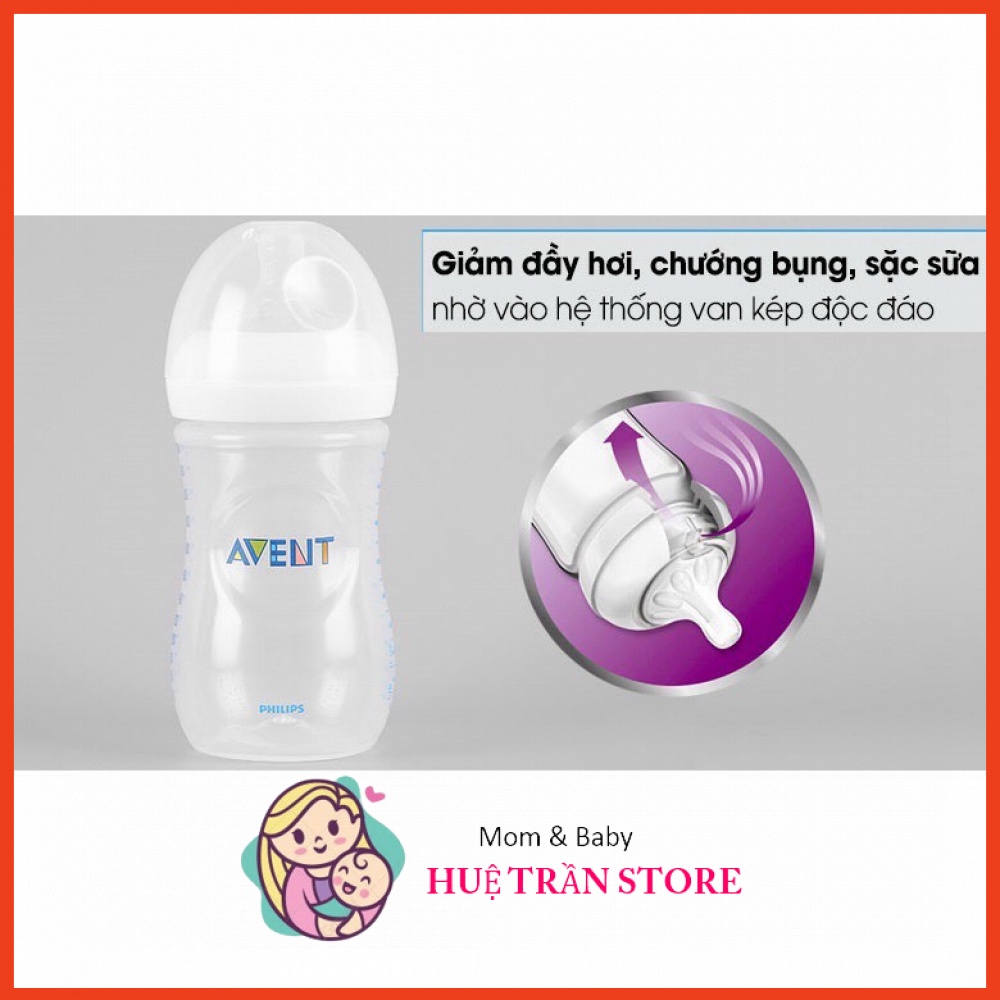 Bình sữa philips Avent natural 125ml 260ml 330ml