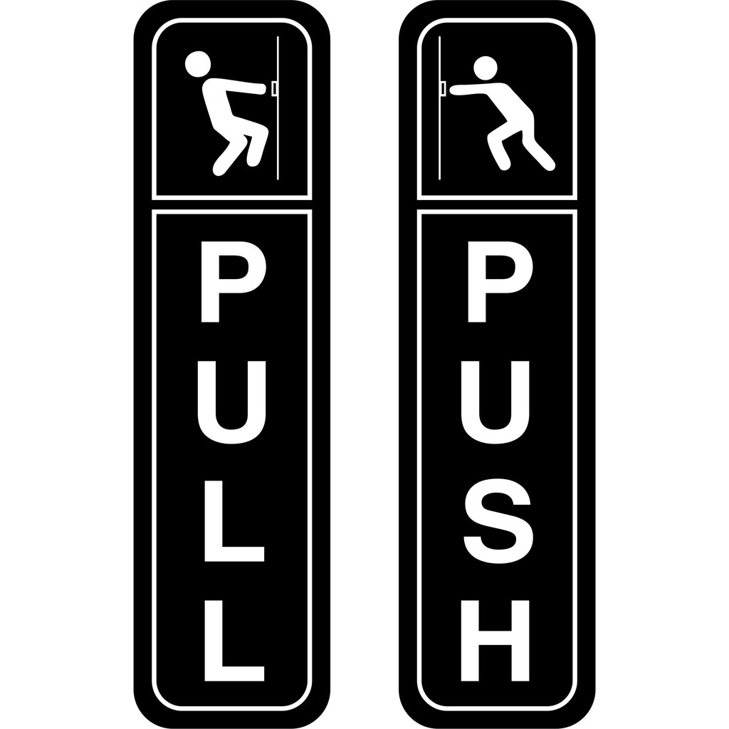 Mũi tên dán cửa kính