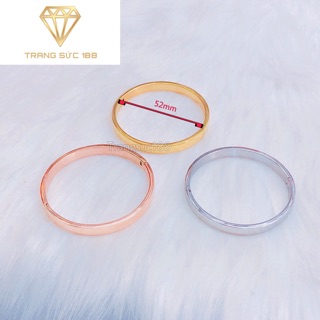 VÒNG TAY TITAN NỮ TRƠN TRÒN