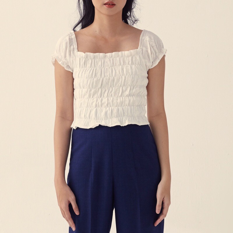 Áo nhún (Cam-Trắng) | BigBuy360 - bigbuy360.vn