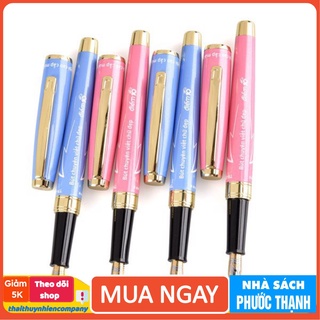 Bút máy tp-ftc09 bơm mực tl thiên long 2 màu thân bút