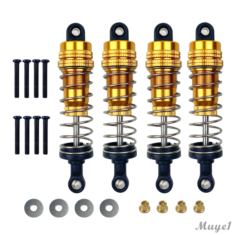 4pcs Aluminum Shock Absorber, 1:12 Scale RC Car Model Upgrade Parts Fit for MN G500 and  Toys for Children