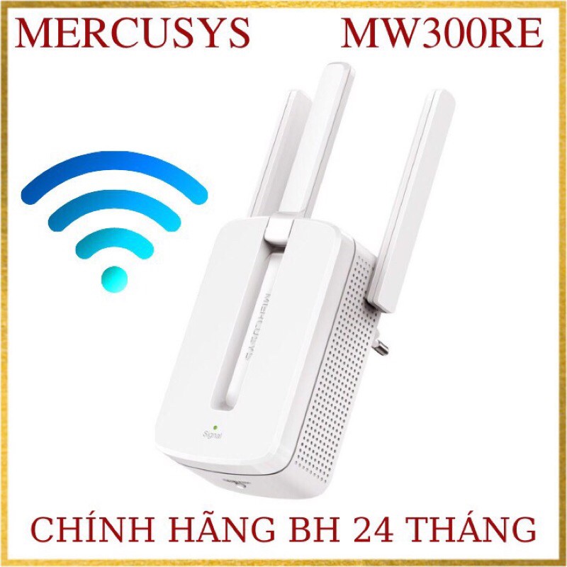 Bộ kích sóng wifi Mercury 3 râu Chính hãng Bảo hành 24 tháng