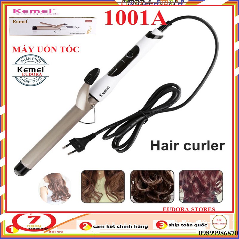 Máy uốn tóc Kemei KM-1001A / Máy uốn/duỗi /ép tóc