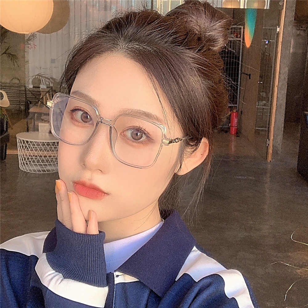 Kính Mát Gọng Lớn Màu Cà Phê Thời Trang Cho Nữ