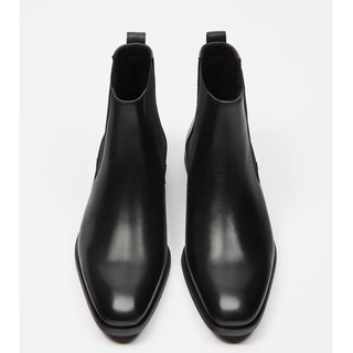 Giầyda  nam Chelsea boot thời trang chất liệu da trơn cao cấp, đế đúc tăng 3.5cm chiều cao