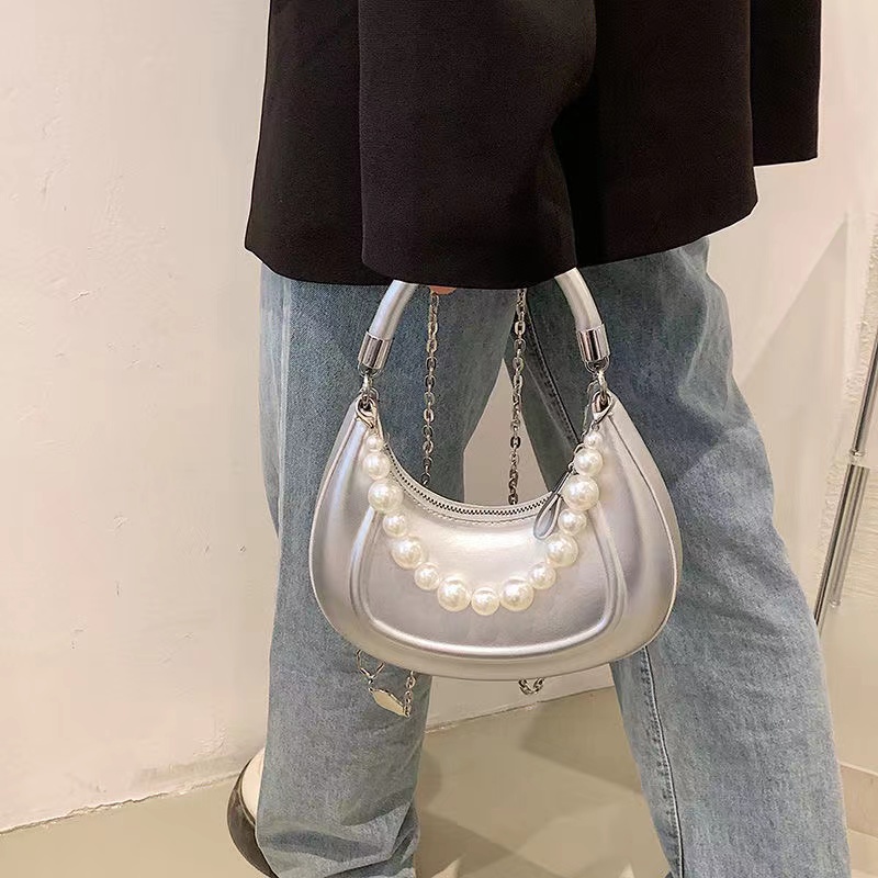 Túi Đeo Chéo Một Bên Vai Có 12 Màu Bán Nguyệt Thời Trang Mùa Xuân 2022