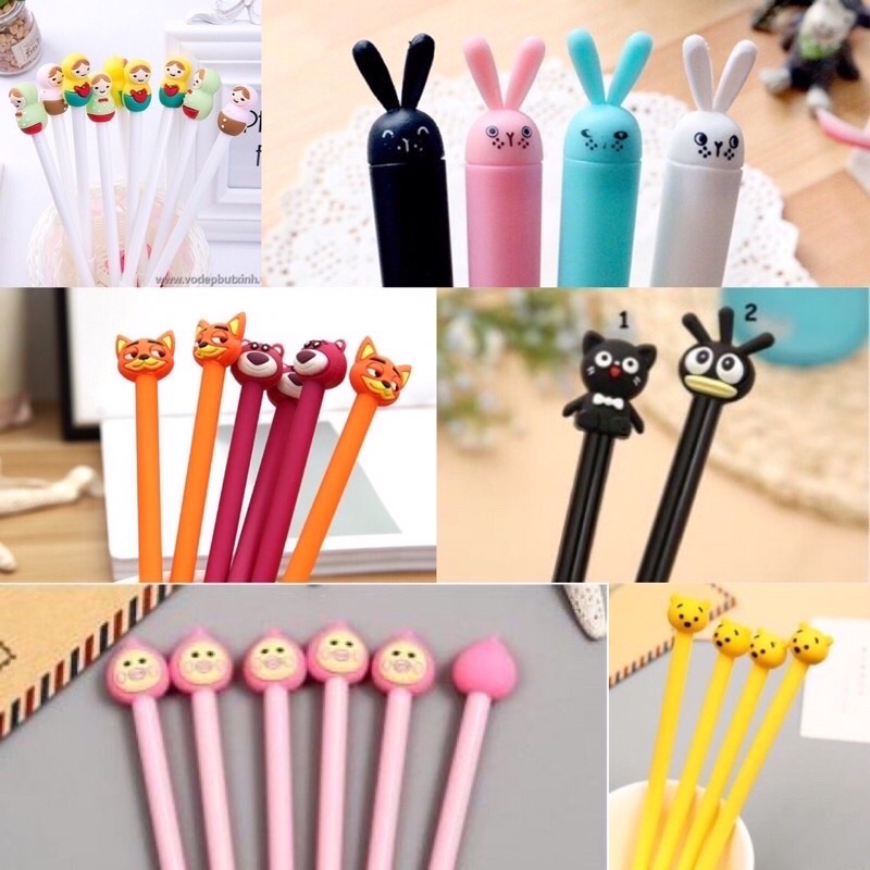 Sỉ 100 bút cute mix nhiều mẫu