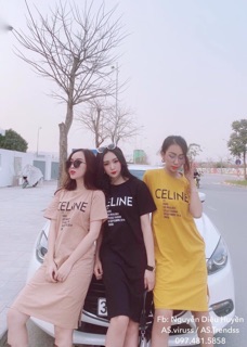 Váy suông dáng rộng cá tính