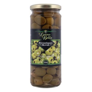 Trái oliu ngâm & Pitted Green Olives Latino Bella 450g