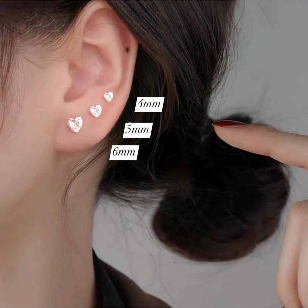 Bông xiên đá hình tim - bạc kim hưng