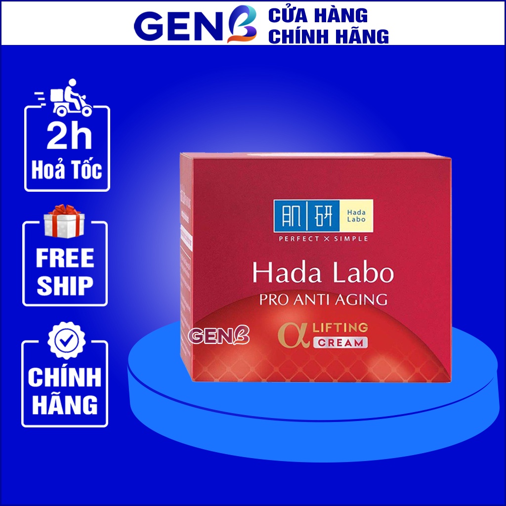 Kem Dưỡng Da Mặt Hada Labo CHÍNH HÃNG -Kem Dưỡng Da Chống Lão Hóa Hada Labo Mờ Thâm Nám, Dưỡng Ẩm Da  Haladabo GENB