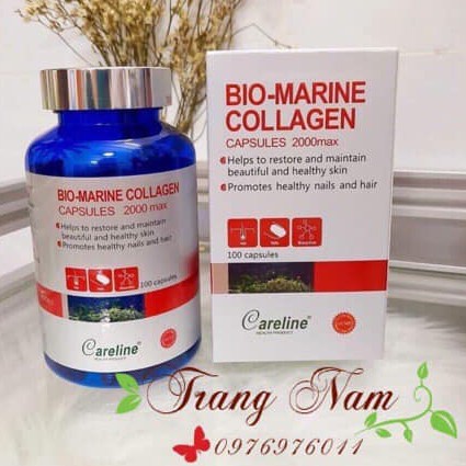 Collagen thuỷ phân Bio-Marine Collagen Careline 100% hàm lượng 2000max