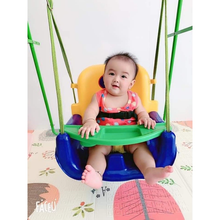 Ghế Xích đu đa năng Jumper Kids tích hợp Bàn Ăn dặm - dùng kèm với khung xích đu nhún nhảy tập đi Jumper Kid