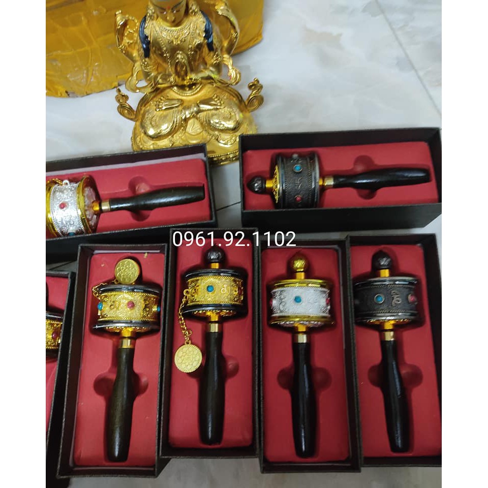 Kinh Luân cầm tay 20cm mật tông tây tạng  HÀNG MỚI VỀ