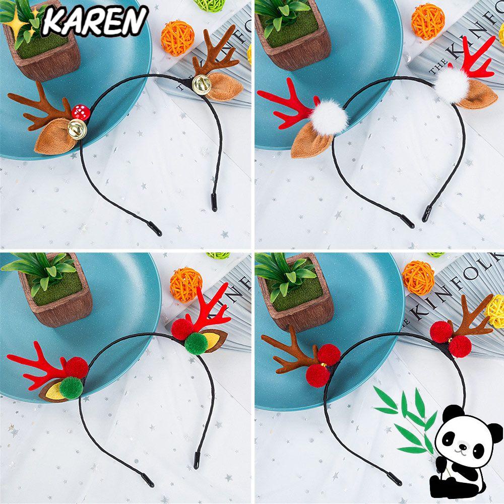 Băng Đô Cài Tóc Hình Tuần Lộc Giáng Sinh Đáng Yêu