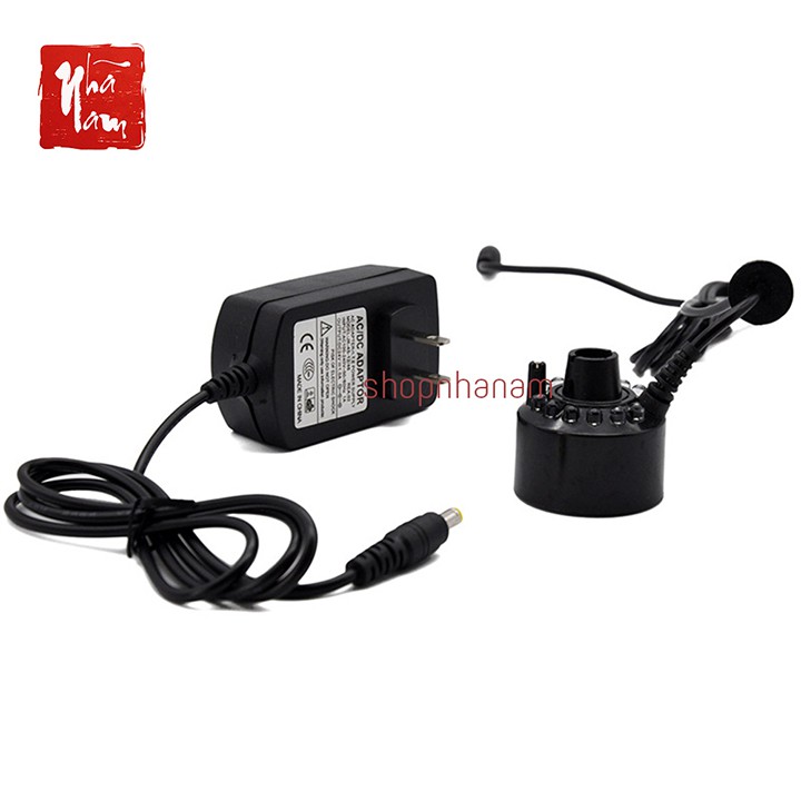 Máy phun sương bể cá Máy tạo khói có đèn đổi màu dùng cho thác nước phong thủy