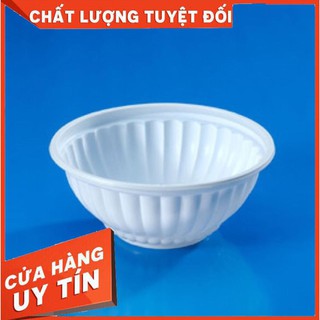 100 Bát, tô nhựa dùng một lần không nắp lưu ý hàng mỏng