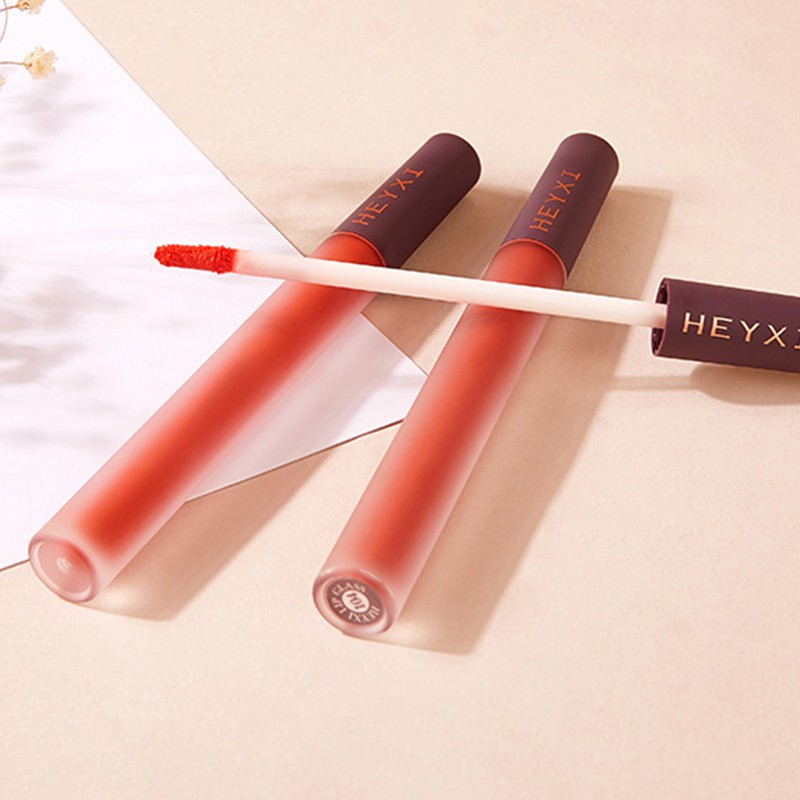 Son HEYXI Velvet Air Lip Glaze Matte Student Niche Son kem lì môi lâu trôi không thấm nước 20g HS5