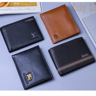 [Da Bò Cao Cấp ]10+ Mẫu Ví Da Nam Bót Nam Ví Ngang Sang Trọng Full Box 350K