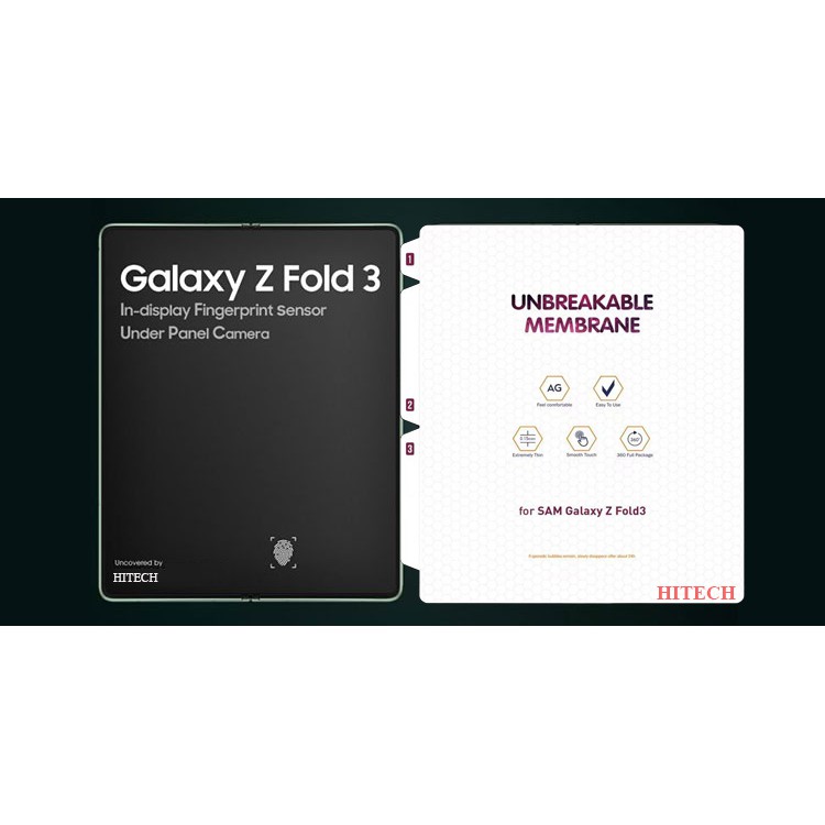 Dán PPF Cho Samsung galaxy z fold 3 nhám mờ chống bám mồ hôi và vân tay